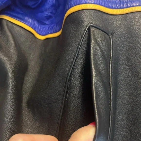 SOLD - NAPA Genuine Leather Racing Jacket - Picture 7 of 16